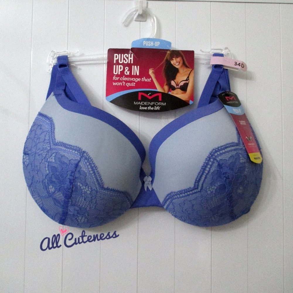 Maidenform Push Up Bra Size 34D